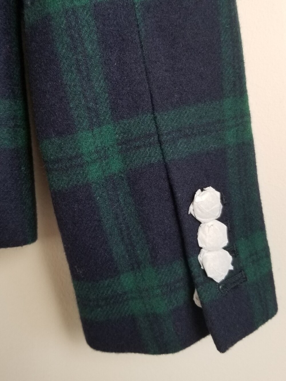 J Crew Wool Blend Plaid Schoolboy Blazer Size 0 NWT - Picture 5 of 9